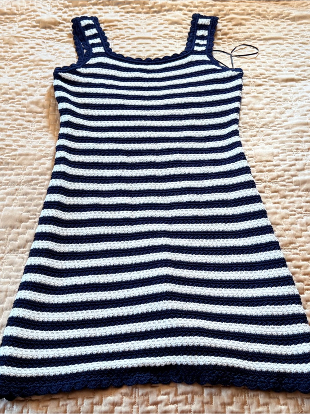 Rails White Navy Stripes Lily Dress Size Small